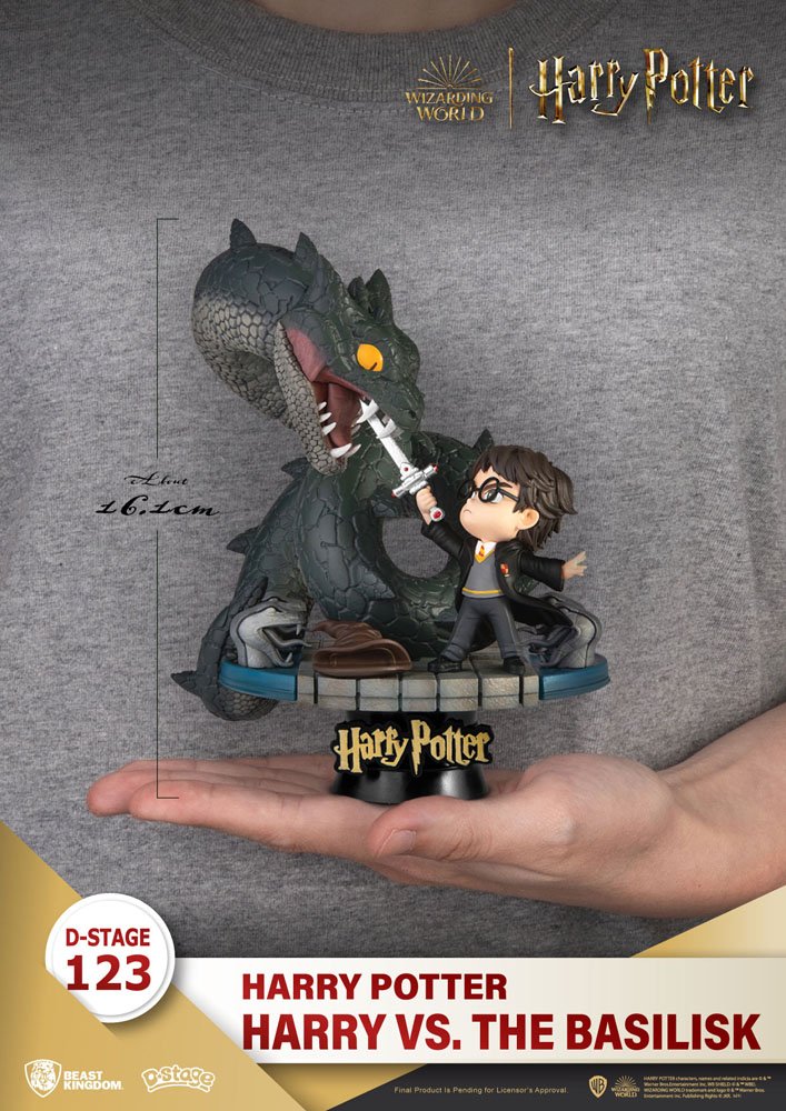 Harry Potter D-Stage PVC Diorama Harry vs. the Basilisk 16 cm