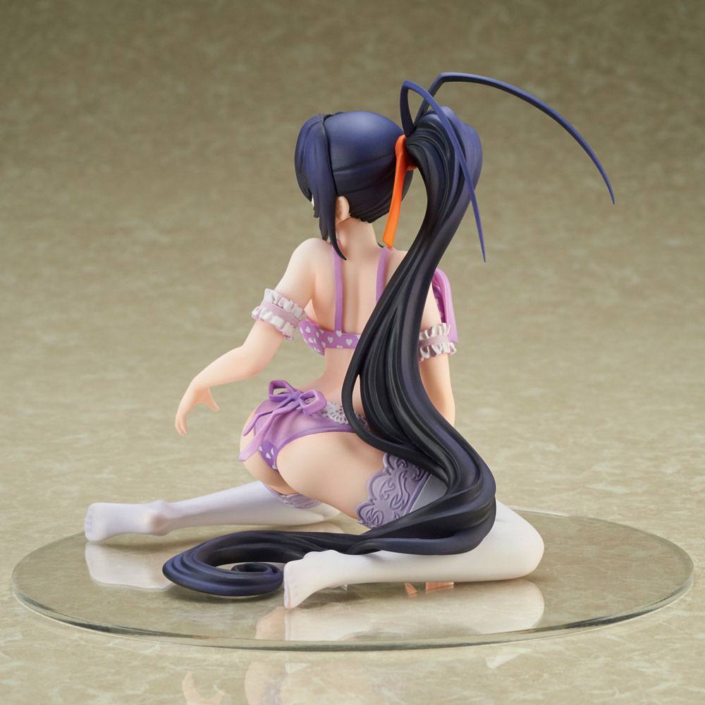 High School DxD HERO PVC Statue 1/7 Himejima Akeno Lingerie Ver. 14 cm