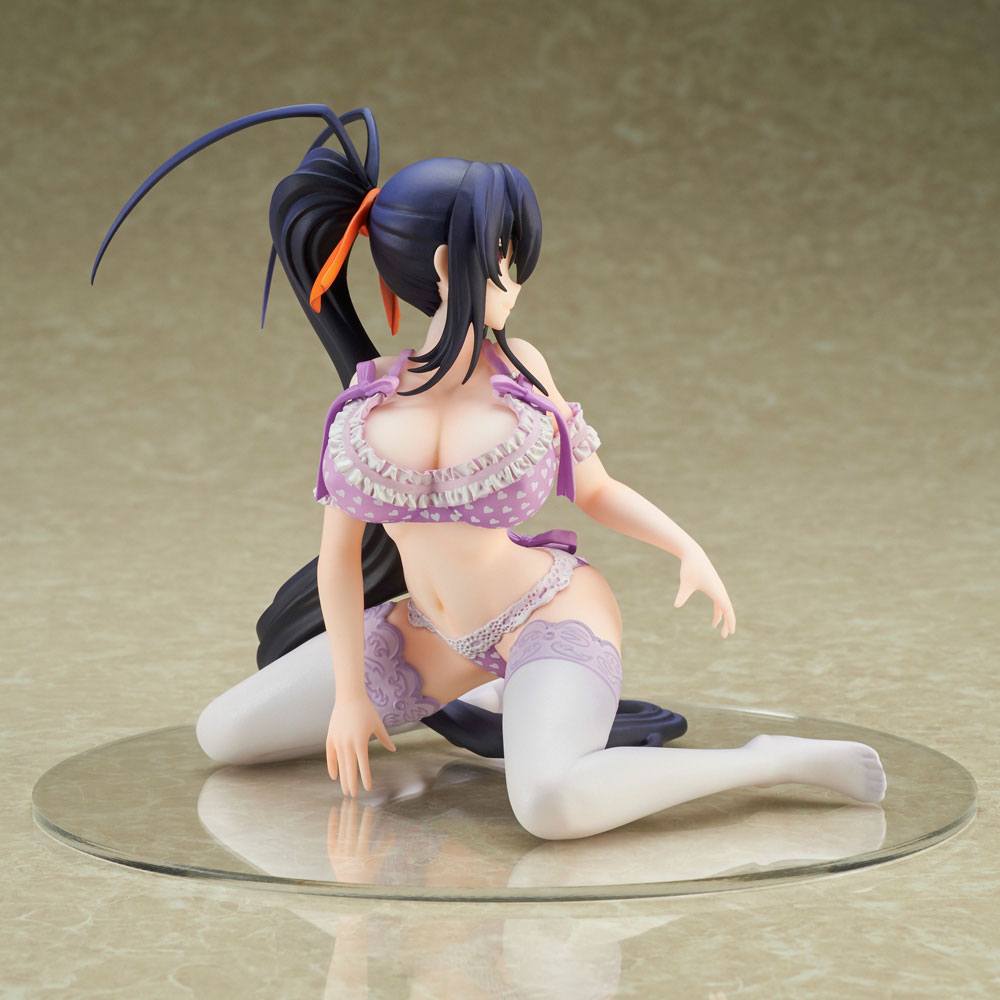 High School DxD HERO PVC Statue 1/7 Himejima Akeno Lingerie Ver. 14 cm