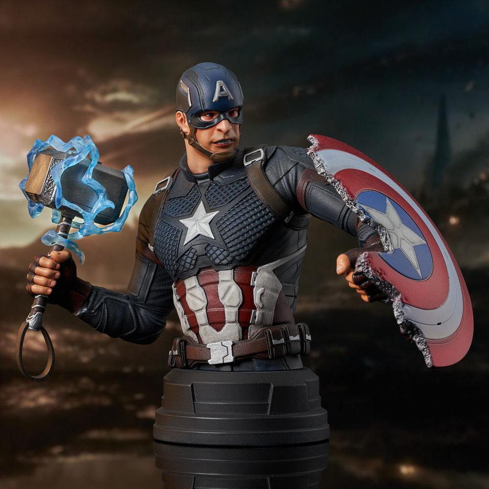 Avengers: Endgame Bust 1/6 Captain America 15 cm