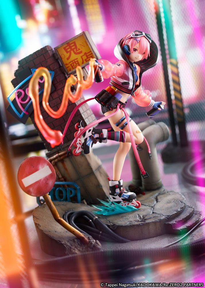 Re: Zero Starting Life in Another World Statue 1/7 Ram Neon City Ver. 27 cm