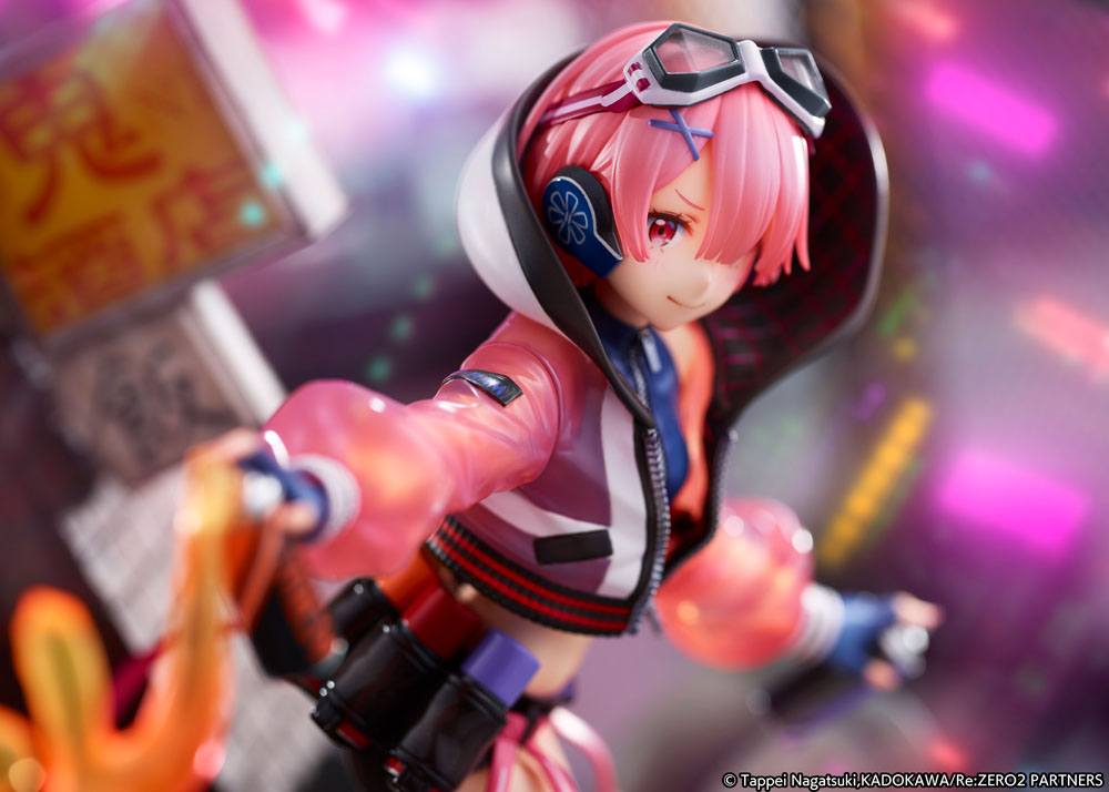 Re: Zero Starting Life in Another World Statue 1/7 Ram Neon City Ver. 27 cm