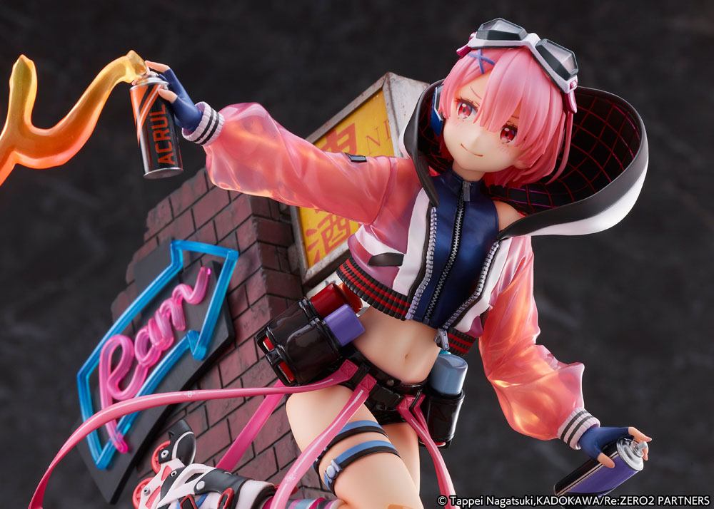 Re: Zero Starting Life in Another World Statue 1/7 Ram Neon City Ver. 27 cm