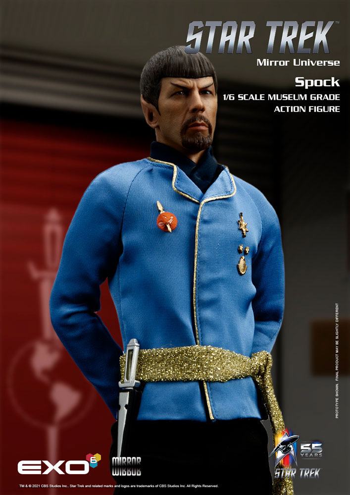 Star Trek: The Original Series Action Figure 1/6 Mirror Universe Spock 30 cm