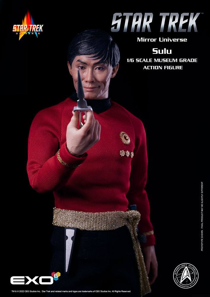 Star Trek: The Original Series Action Figure 1/6 Mirror Universe Sulu 28 cm