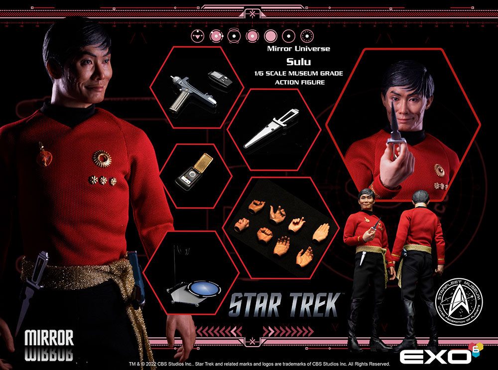 Star Trek: The Original Series Action Figure 1/6 Mirror Universe Sulu 28 cm