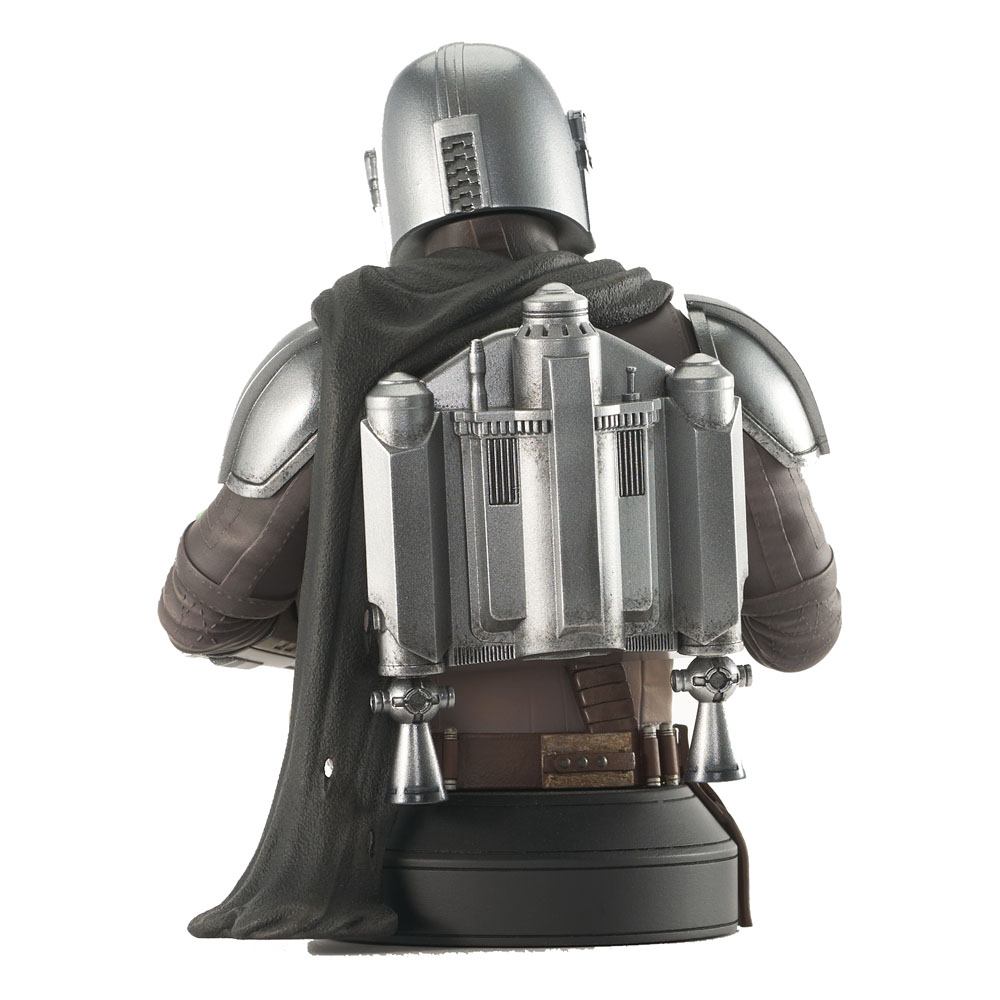 Star Wars: The Mandalorian Bust 1/6 The Mandalorian with Grogu 15 cm