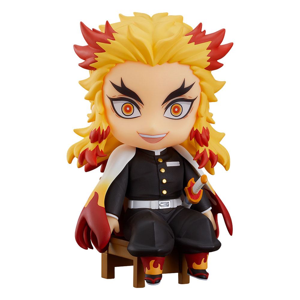 Nendoroid Demon Slayer: Kimetsu no Yaiba Swacchao! Figure Kyojuro Rengoku 9 cm