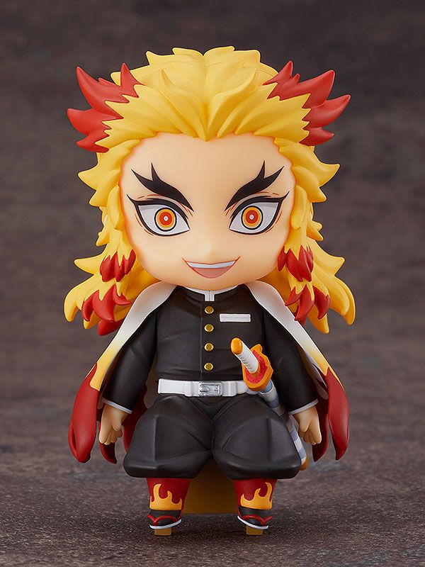 Nendoroid Demon Slayer: Kimetsu no Yaiba Swacchao! Figure Kyojuro Rengoku 9 cm
