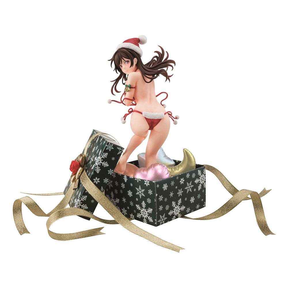 Rent-A-Girlfriend PVC Statue 1/6 Mizuhara Chizuru in a Santa Claus Bikini De Fluffy 24 cm