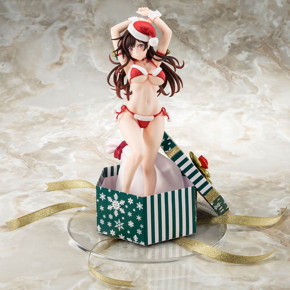 Rent-A-Girlfriend PVC Statue 1/6 Mizuhara Chizuru Santa Bikini de Fuwamoko 2nd Xmas 26 cm