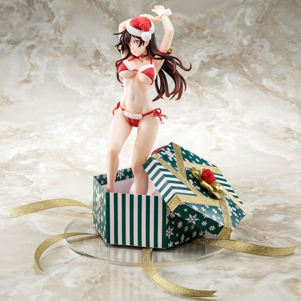 Rent-A-Girlfriend PVC Statue 1/6 Mizuhara Chizuru Santa Bikini de Fuwamoko 2nd Xmas 26 cm