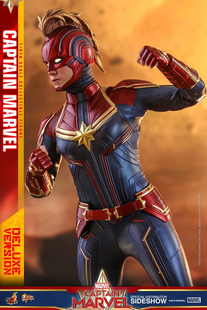 Captain Marvel Movie Masterpiece Action Figure 1/6 Captain Marvel Deluxe Ver. 29 cm