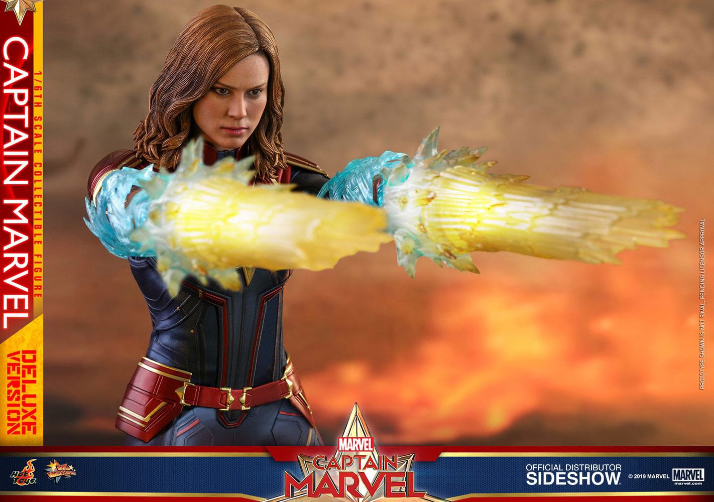 Captain Marvel Movie Masterpiece Action Figure 1/6 Captain Marvel Deluxe Ver. 29 cm