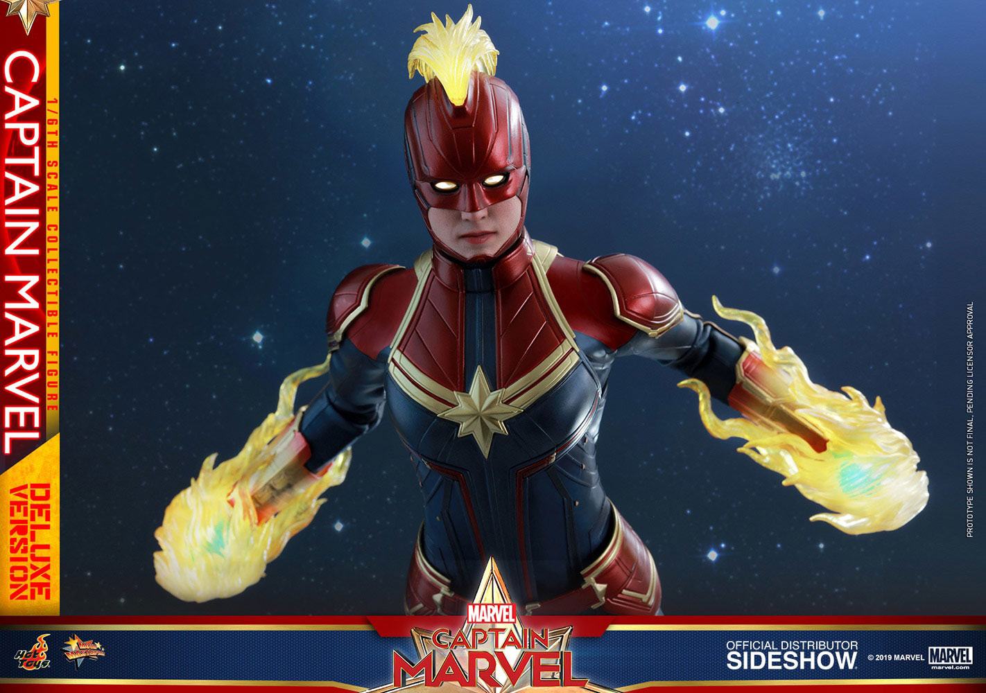 Captain Marvel Movie Masterpiece Action Figure 1/6 Captain Marvel Deluxe Ver. 29 cm
