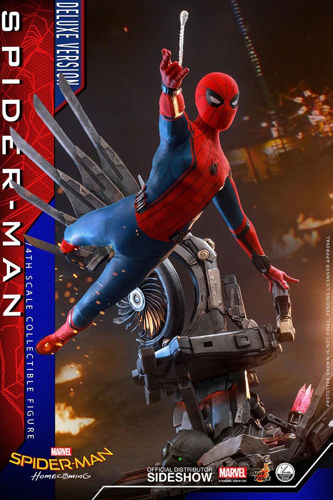 Spider-Man: Homecoming Quarter Scale Series Action Figure 1/4 Spider-Man Deluxe Version 44 cm
