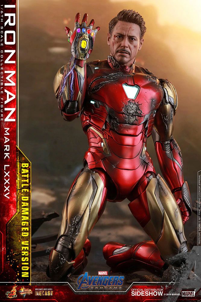 Avengers: Endgame MMS Diecast Action Figure 1/6 Iron Man Mark LXXXV Battle Damaged Ver. 32 cm