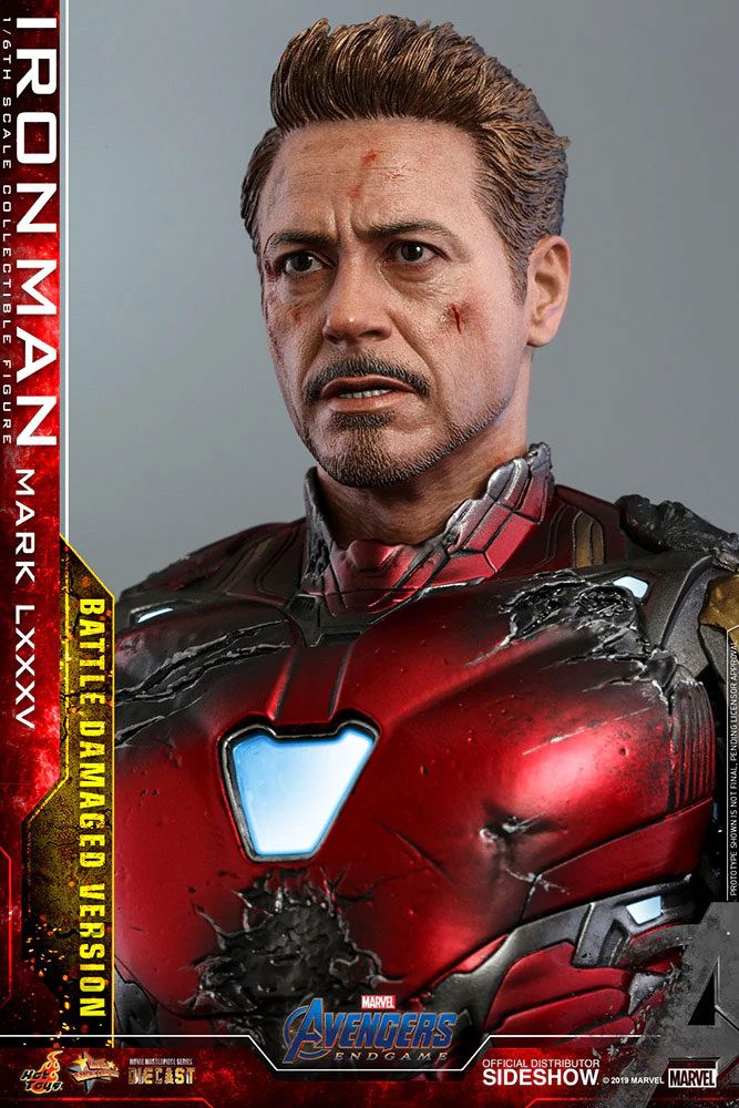Avengers: Endgame MMS Diecast Action Figure 1/6 Iron Man Mark LXXXV Battle Damaged Ver. 32 cm