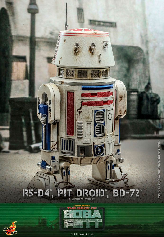 Star Wars The Mandalorian Action Figures 1/6 R5-D4, Pit Droid, & BD-72