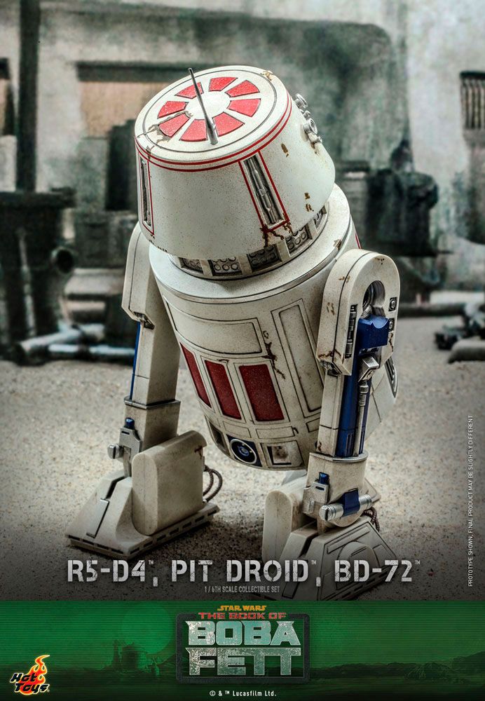Star Wars The Mandalorian Action Figures 1/6 R5-D4, Pit Droid, & BD-72