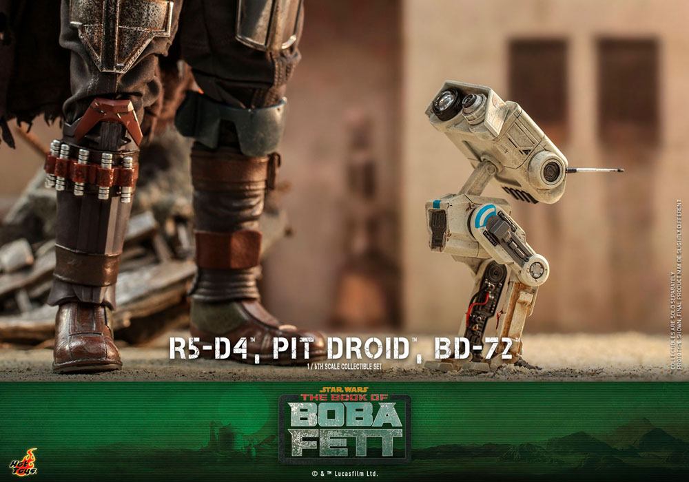 Star Wars The Mandalorian Action Figures 1/6 R5-D4, Pit Droid, & BD-72