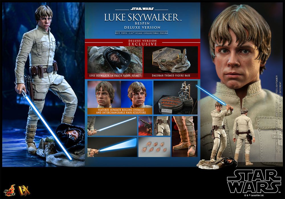 Star Wars Episode V Movie Masterpiece Action Figure 1/6 Luke Skywalker Bespin (Deluxe Version) 28 cm