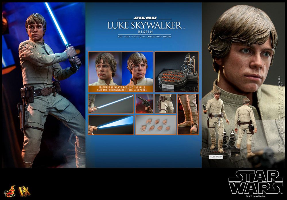 Star Wars Episode V Movie Masterpiece Action Figure 1/6 Luke Skywalker Bespin 28 cm