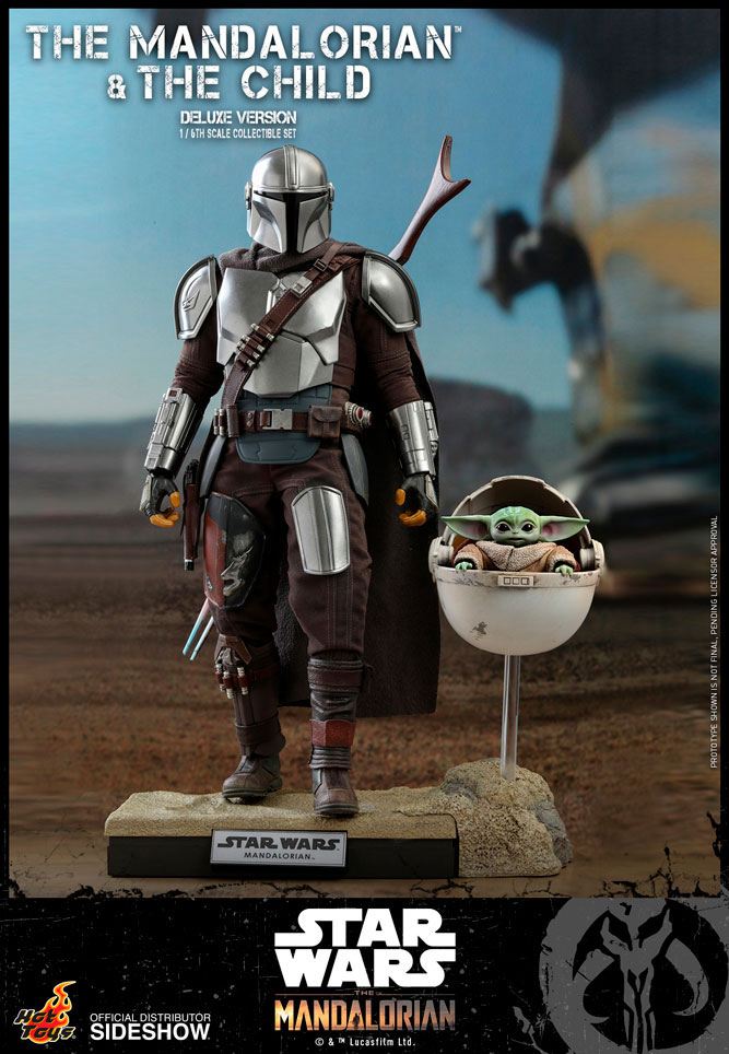 Star Wars The Mandalorian Action Figure 2-Pack 1/6 The Mandalorian & The Child Deluxe 30 cm
