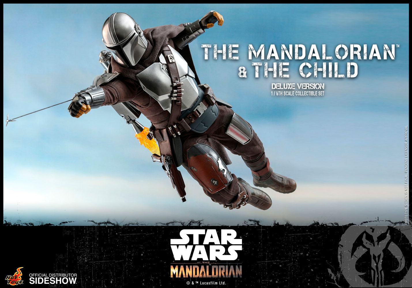 Star Wars The Mandalorian Action Figure 2-Pack 1/6 The Mandalorian & The Child Deluxe 30 cm