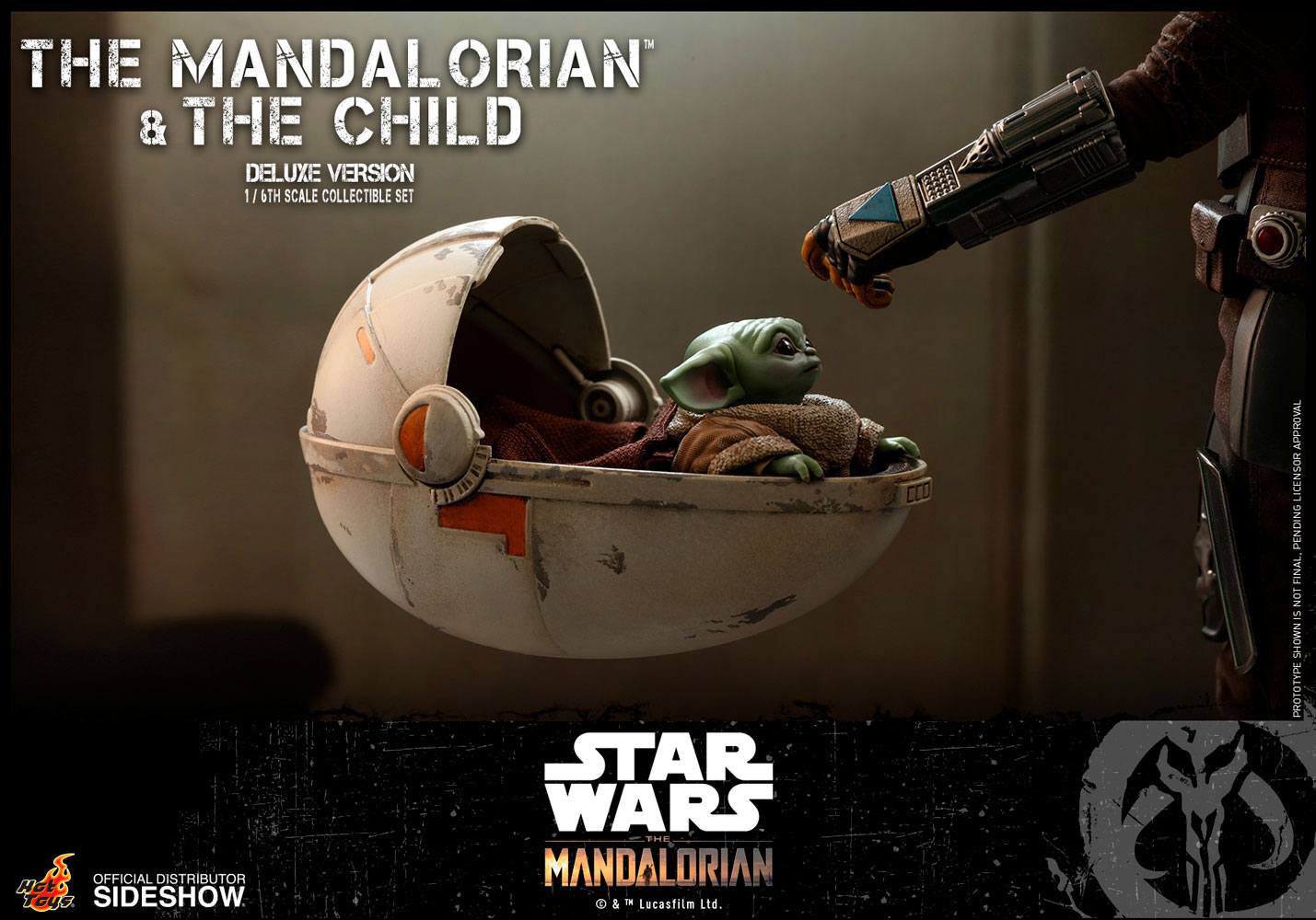 Star Wars The Mandalorian Action Figure 2-Pack 1/6 The Mandalorian & The Child Deluxe 30 cm
