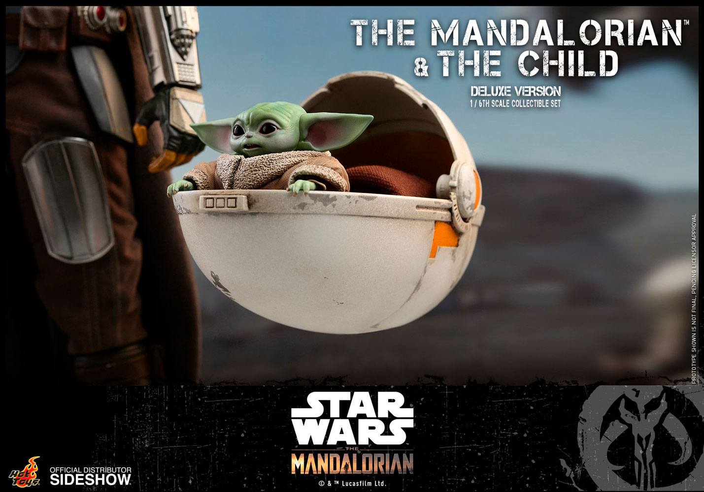 Star Wars The Mandalorian Action Figure 2-Pack 1/6 The Mandalorian & The Child Deluxe 30 cm