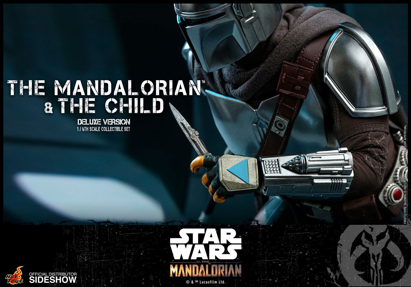 Star Wars The Mandalorian Action Figure 2-Pack 1/6 The Mandalorian & The Child Deluxe 30 cm