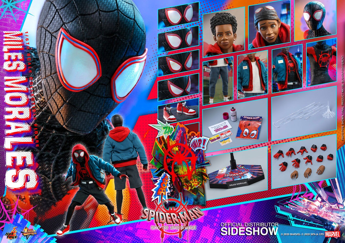 Spider-Man: Into the Spider-Verse Movie Masterpiece Action Figure 1/6 Miles Morales 29 cm