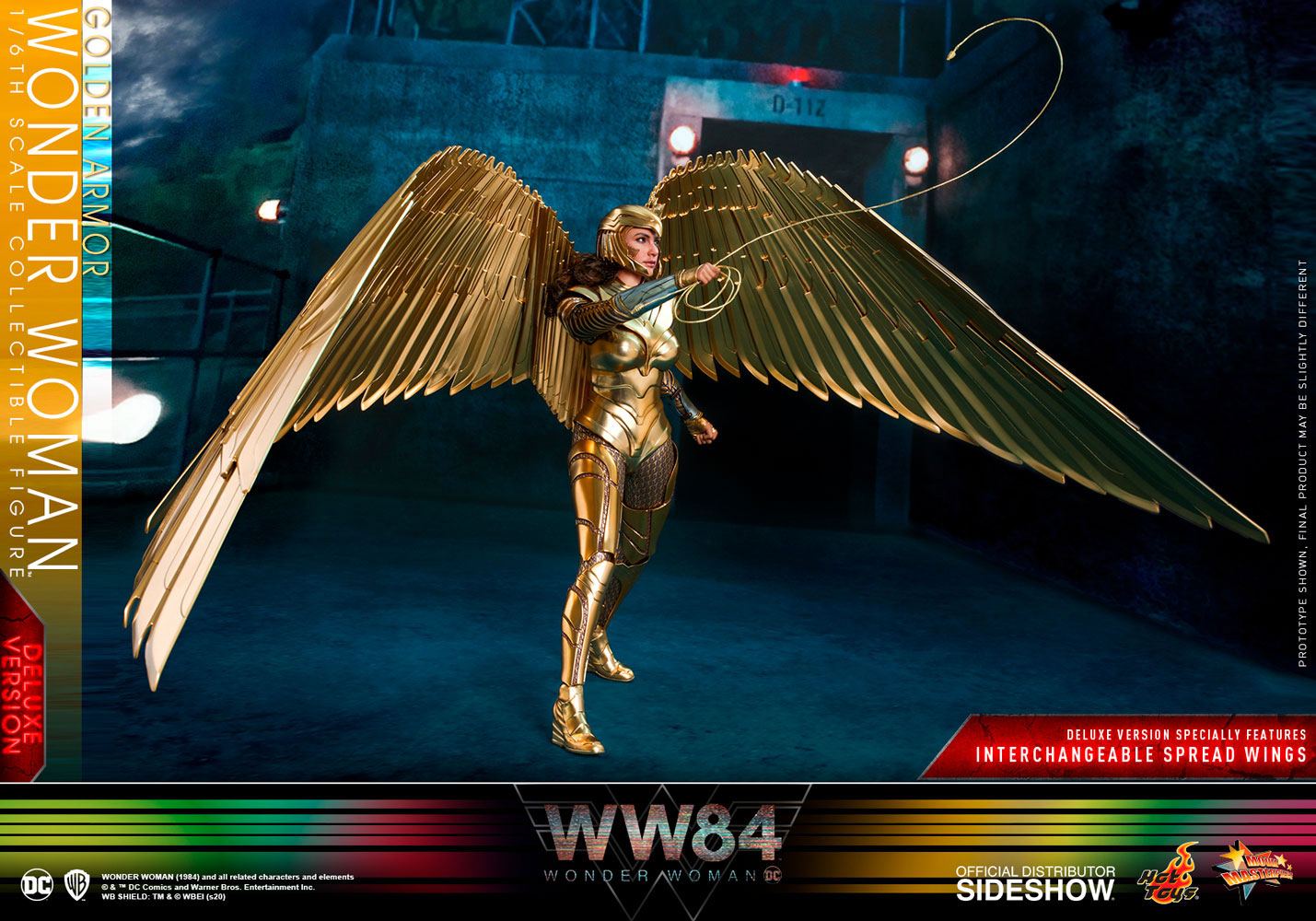 Wonder Woman 1984 Movie Masterpiece Action Figure 1/6 Golden Armor Wonder Woman (Deluxe) 30 cm