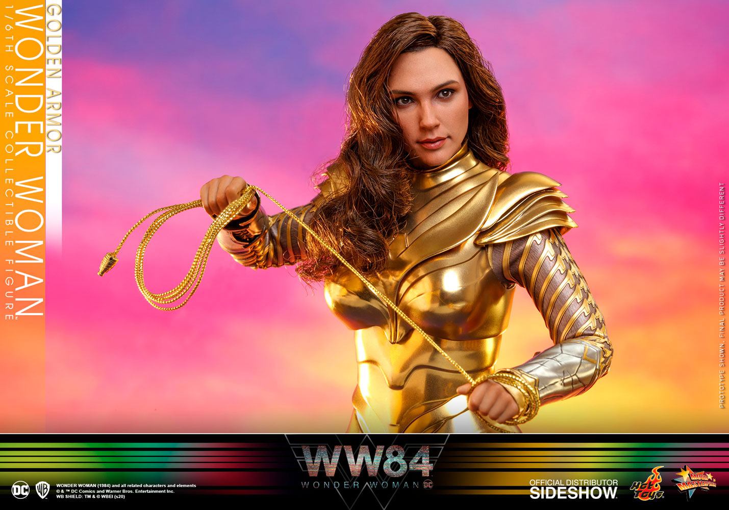 Wonder Woman 1984 Movie Masterpiece Action Figure 1/6 Golden Armor Wonder Woman 30 cm