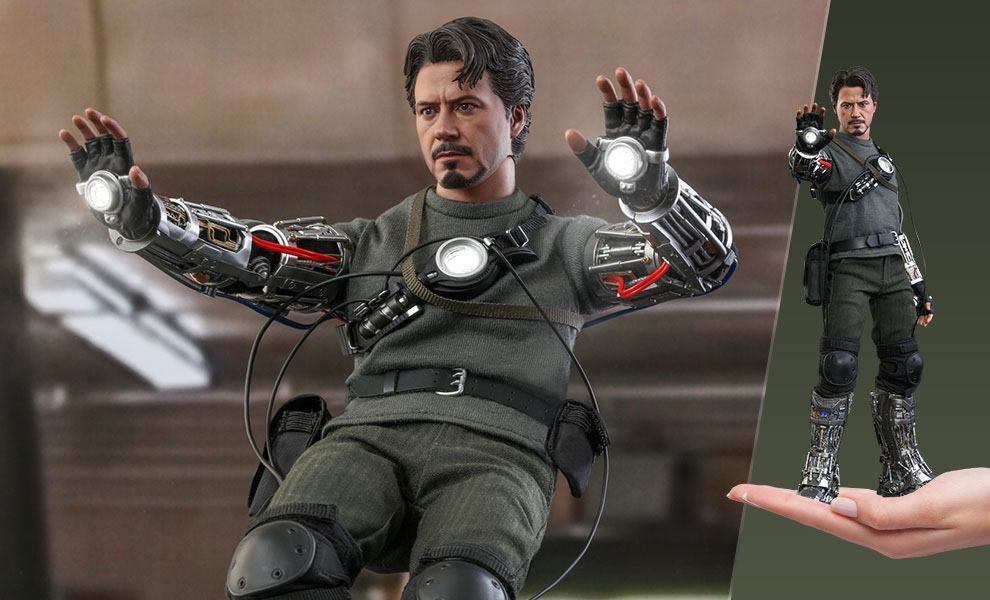Iron Man Movie Masterpiece Action Figure 1/6 Tony Stark (Mech Test Deluxe Version) 30 cm