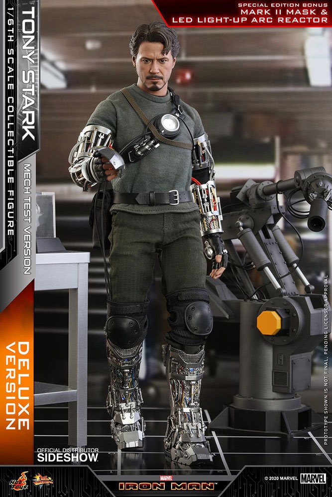 Iron Man Movie Masterpiece Action Figure 1/6 Tony Stark (Mech Test Deluxe Version) 30 cm