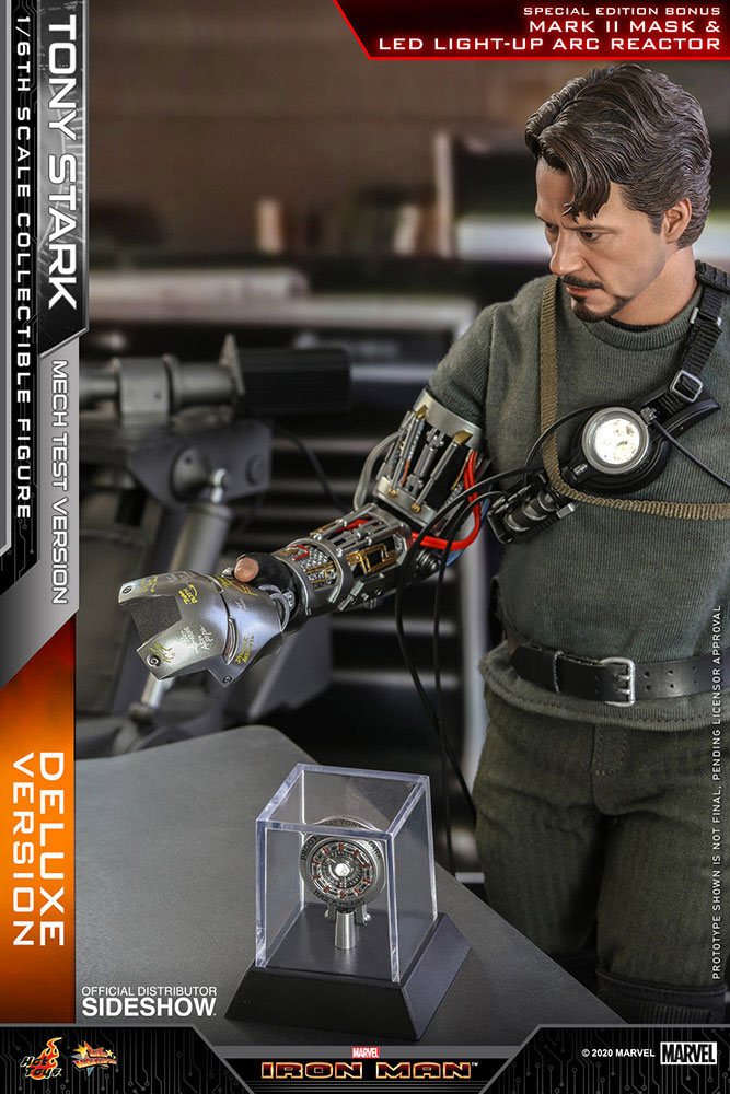 Iron Man Movie Masterpiece Action Figure 1/6 Tony Stark (Mech Test Deluxe Version) 30 cm
