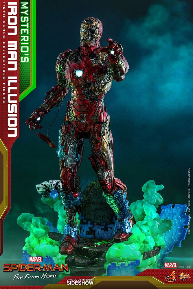 Spider-Man: Far From Home MMS PVC Action Figure 1/6 Mysterio's Iron Man Illusion 32 cm