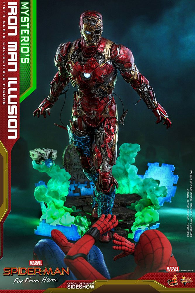 Spider-Man: Far From Home MMS PVC Action Figure 1/6 Mysterio's Iron Man Illusion 32 cm