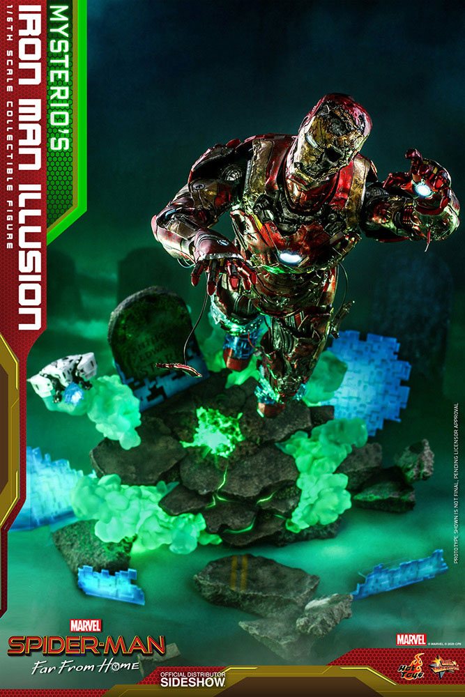 Spider-Man: Far From Home MMS PVC Action Figure 1/6 Mysterio's Iron Man Illusion 32 cm
