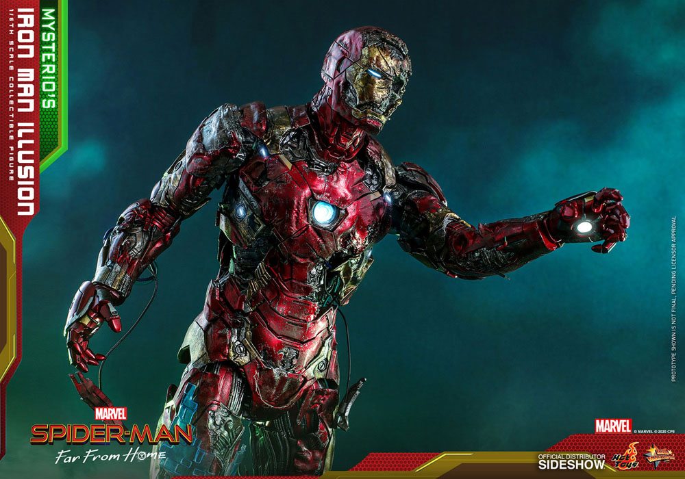 Spider-Man: Far From Home MMS PVC Action Figure 1/6 Mysterio's Iron Man Illusion 32 cm