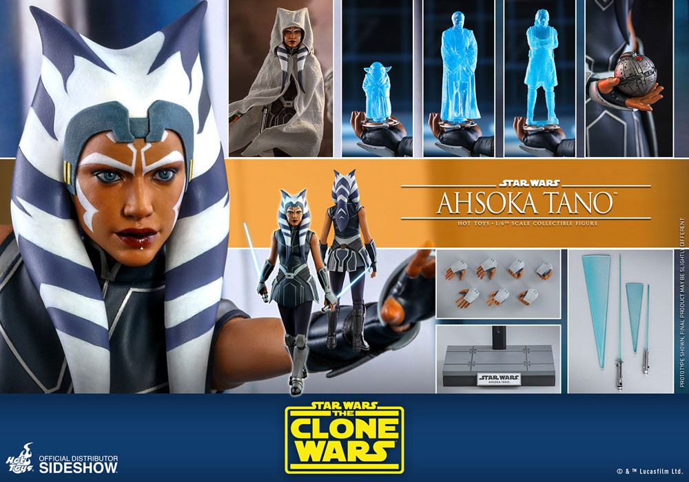 Star Wars The Clone Wars Action Figure 1/6 Ahsoka Tano 29 cm