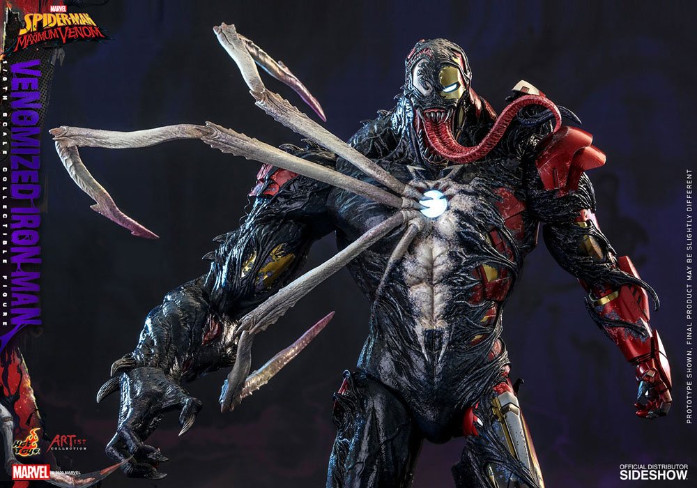 Marvel's Spider-Man: Maximum Venom Artist Collection Action Figure 1/6 Venomized Iron Man 35 cm