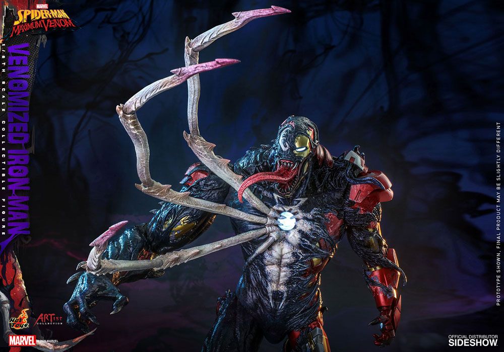 Marvel's Spider-Man: Maximum Venom Artist Collection Action Figure 1/6 Venomized Iron Man 35 cm