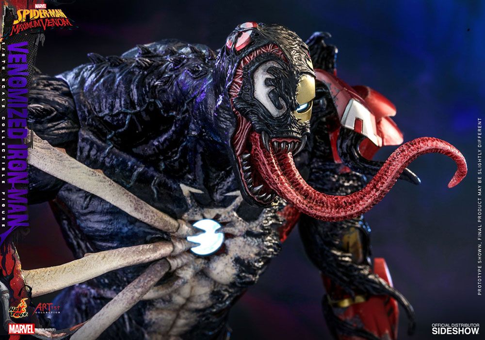 Marvel's Spider-Man: Maximum Venom Artist Collection Action Figure 1/6 Venomized Iron Man 35 cm
