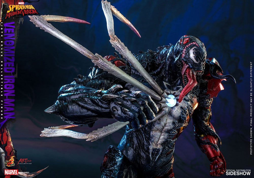 Marvel's Spider-Man: Maximum Venom Artist Collection Action Figure 1/6 Venomized Iron Man 35 cm