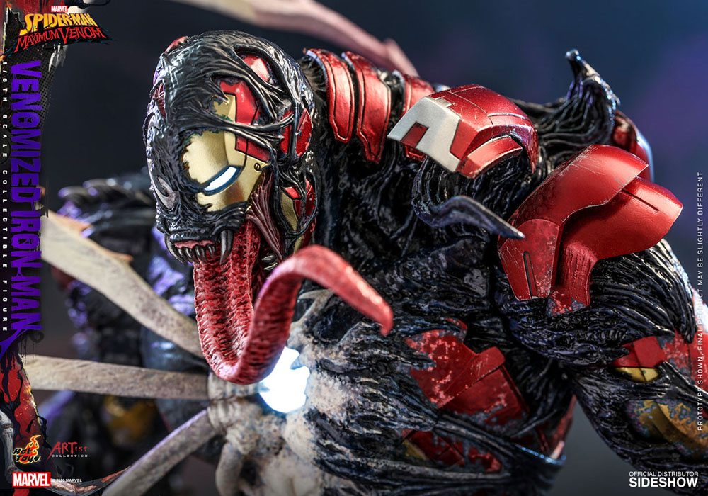Marvel's Spider-Man: Maximum Venom Artist Collection Action Figure 1/6 Venomized Iron Man 35 cm