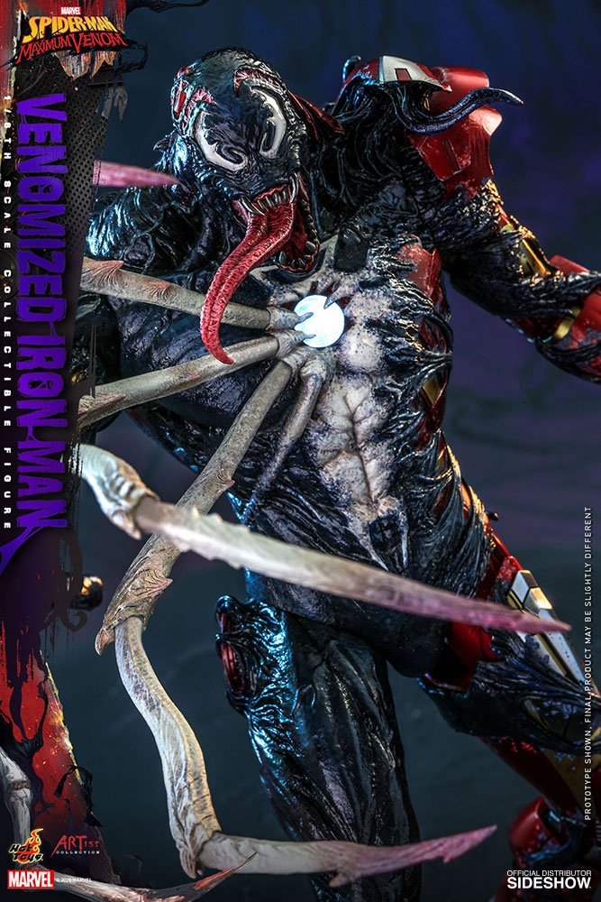 Marvel's Spider-Man: Maximum Venom Artist Collection Action Figure 1/6 Venomized Iron Man 35 cm