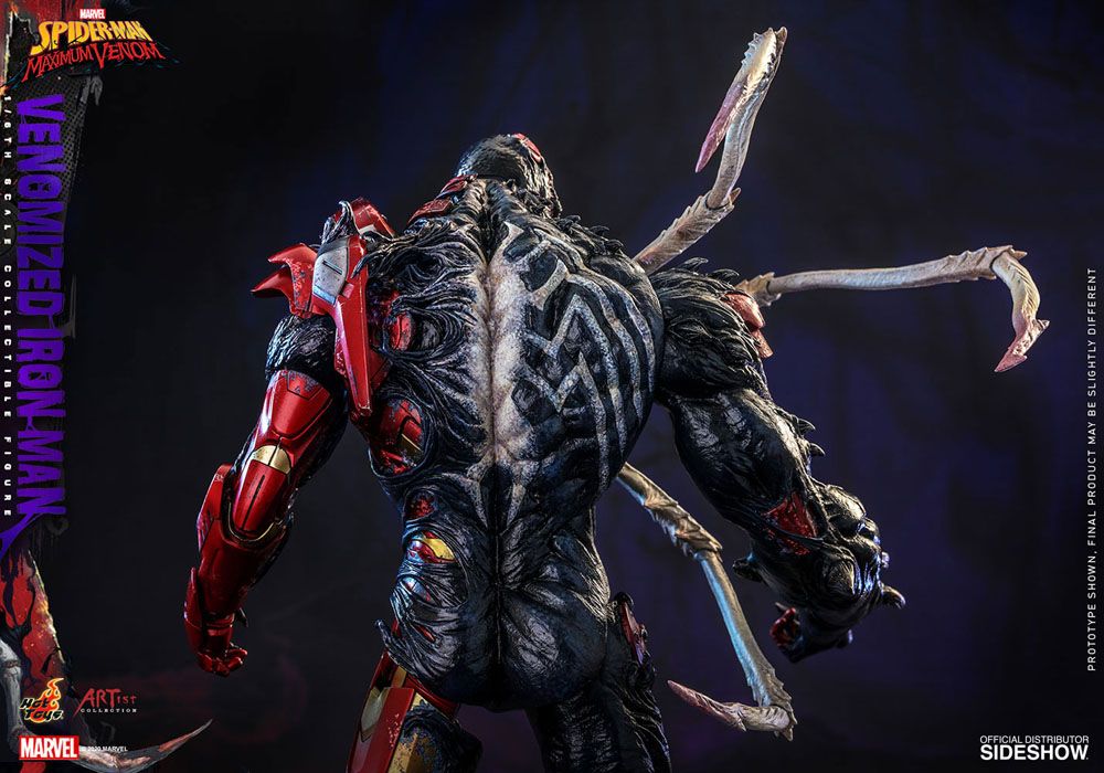 Marvel's Spider-Man: Maximum Venom Artist Collection Action Figure 1/6 Venomized Iron Man 35 cm